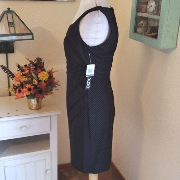 NWT XOXO Pin Stripe Dress - Picture 4 of 13
